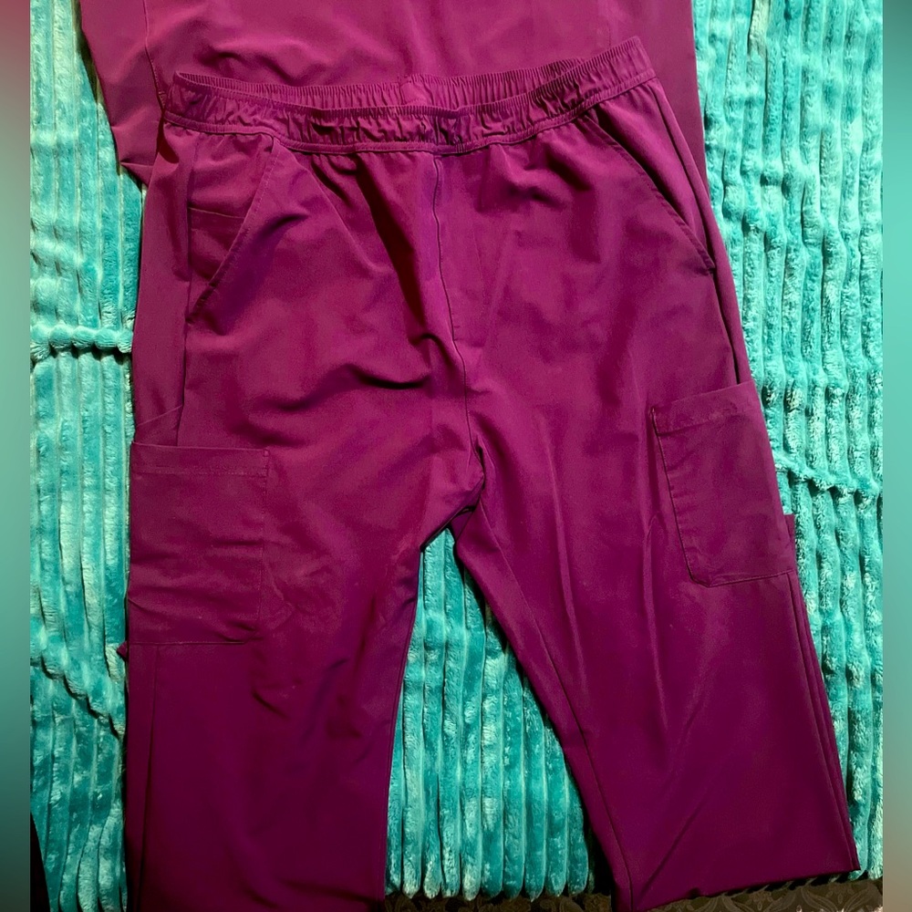 Adar Scrubs (Dark Purple)